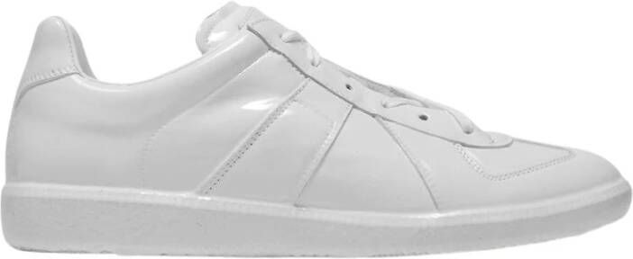 Maison Margiela Wit Leren Replica Lage Sneakers White Heren