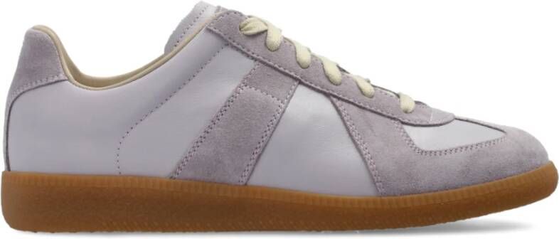 Maison Margiela Witte Sneakers met Handtekening Nummers Motief White Dames