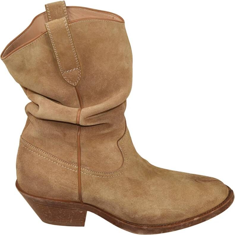 Maison Margiela Stijlvolle Laarzen Brown Dames