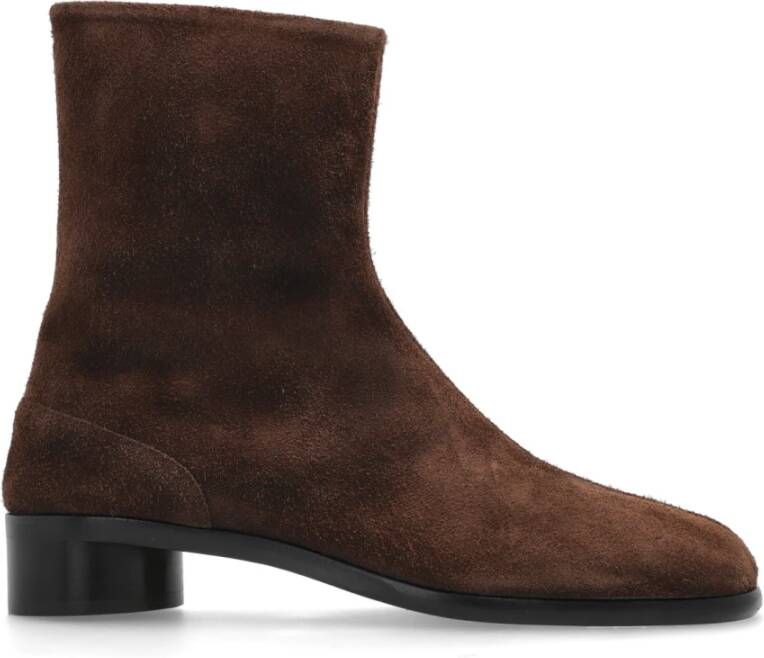 Maison Margiela Suède Enkellaarzen Brown Heren