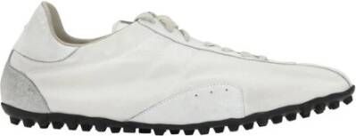 Maison Margiela Sneakers met suède panelen en spikes zool White Heren