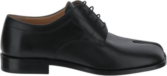 Maison Margiela Tabi Leren Schoen Black Heren