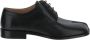 Maison Margiela Tabi Leren Schoen Black Heren - Thumbnail 1