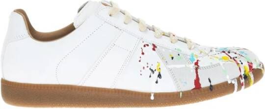 Maison Margiela Verfspatten sneakers Wit Heren