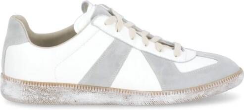 Maison Margiela Verhoogde leren sneakers met unieke details White Heren