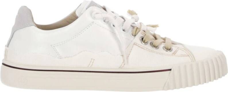 Maison Margiela Whiteew Evolution Canvas Sneakers Wit Dames