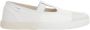 Maison Margiela Witte Canvas Split-Toe Sneakers White Dames - Thumbnail 1