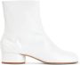 Maison Margiela Witte Parelmoer Tabi Enkellaarzen White Dames - Thumbnail 5