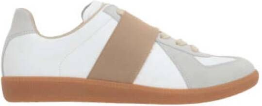 Maison Margiela Witte lage sneakers met elastische band Multicolor Heren