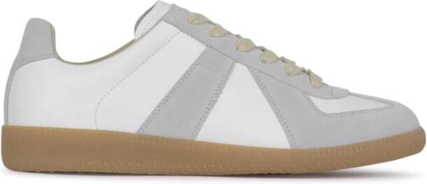 Maison Margiela Witte Leren Replica Lage Sneakers White Dames