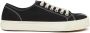 Maison Margiela Zwarte Canvas Tabi Sneakers Contraststiksels Black Dames - Thumbnail 1