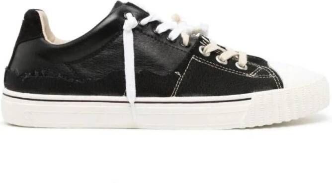 Maison Margiela Zwarte Evolution Low Sneaker Black Heren