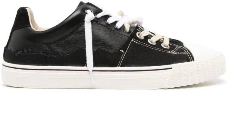 Maison Margiela Zwarte Evolution Low Sneakers Black Heren