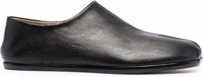 Maison Margiela Zwarte Leren Loafers Ss22 Black Heren