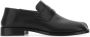 Maison Margiela Zwarte leren Tabi loafers Black Heren - Thumbnail 1