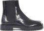 Maison Margiela Zwarte Slip-On Laarzen met Handtekeninglogo Black Heren - Thumbnail 1