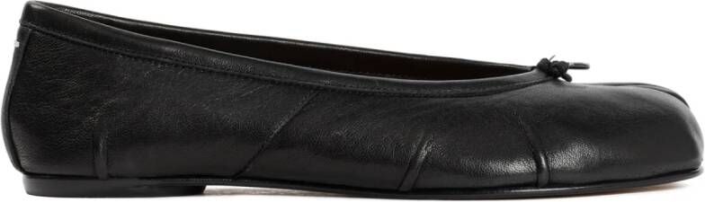 Maison Margiela Zwarte Tabi Ballerina Flats Black Dames