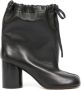 Maison Margiela Zwarte Tabi Balloon Enkellaarzen Black Dames - Thumbnail 9