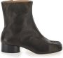 Maison Margiela Zwarte Tabi Enkellaarzen Black Dames - Thumbnail 1