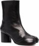 Maison Margiela Zwarte Tabi Teen Haaksluiting Hak Black Dames - Thumbnail 1