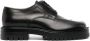 Maison Margiela Zwarte Tabi Teen Veterschoenen Black Dames - Thumbnail 1