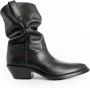 Maison Margiela Zwarte Western Tabi Laarzen Black Dames - Thumbnail 1