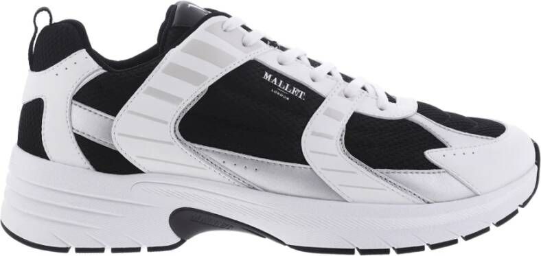 Mallet Footwear Holloway Sneaker Zwart Wit White Heren