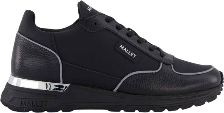 Mallet Footwear Lite Triple Black Sneakers Black Heren