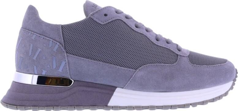 Mallet Footwear Stijlvolle Mesh Sneakers voor Heren Grijs Heren