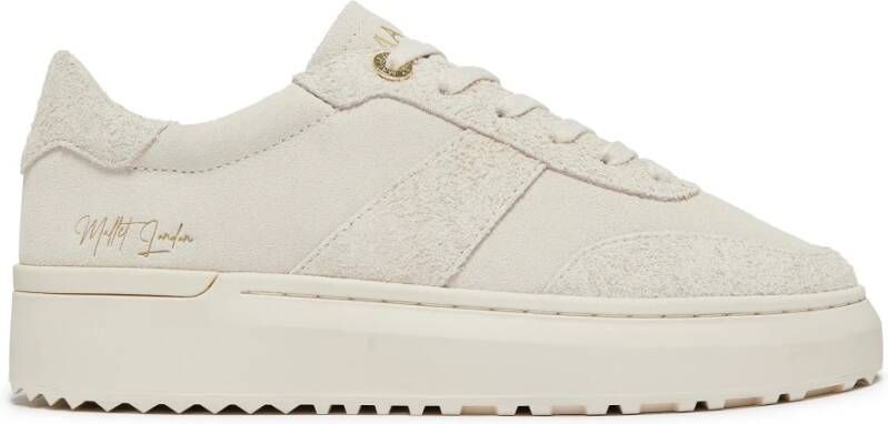 Mallet London Beige Leren Dames Sneakers Beige Heren