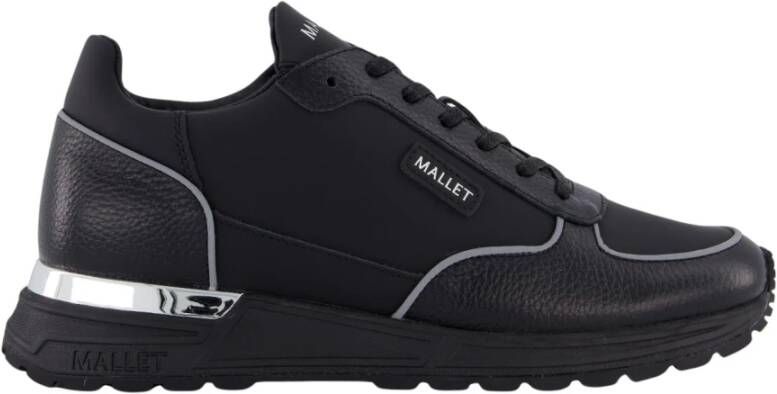 Mallet London Lite Triple Black Stijlvolle Sneakers Black Heren