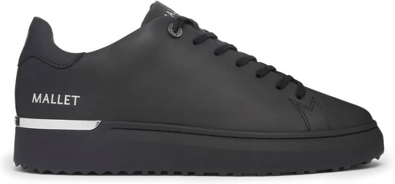 Mallet London Lite Triple Zwart Zilver Sneakers Black Heren