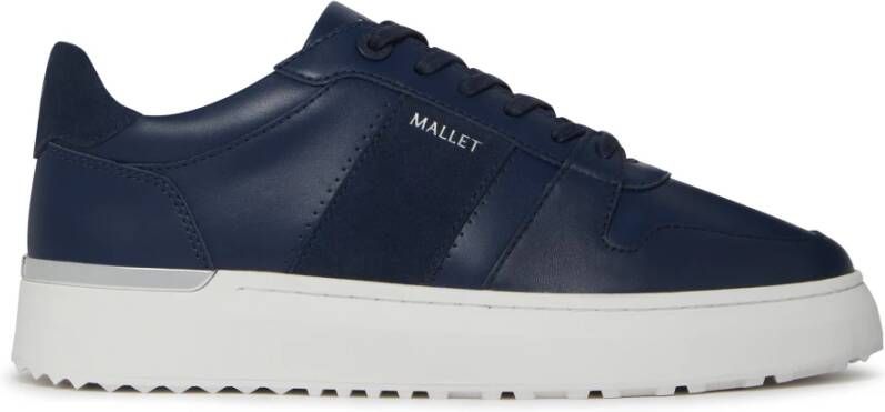 Mallet London Navy Zilver Lite Sneakers Blue Heren