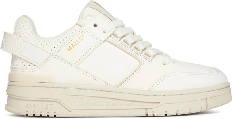 Mallet London Off-White Compton Damessneakers White Heren