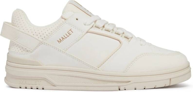 Mallet London Off-White Skater Sneakers White Heren