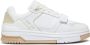 Mallet London Witte Beige Dames Strap Sneakers White Heren - Thumbnail 1