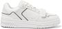 Mallet London Witte Leren Strap Sneakers White Heren - Thumbnail 1