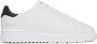 Mallet London Witte Zwarte Tab Leren Sneakers White Heren - Thumbnail 1