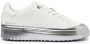 Mallet London Zilver Dip Leren Sneakers White Heren - Thumbnail 1