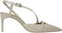 Malone Souliers Beige Stiletto Slingback met Asymmetrisch Detail Beige Dames - Thumbnail 1