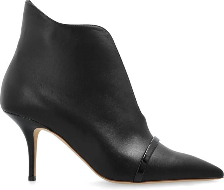 Malone Souliers Gehakte enkellaarsjes Cora Black Dames