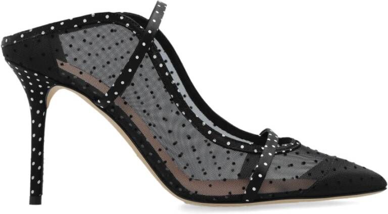 Malone Souliers 'Maureen' met hakken muiltjes Black Dames