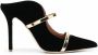 Malone Souliers Zwart Goud Velvet Maureen Schoenen Black Dames - Thumbnail 1