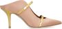 Malone Souliers Satin Stiletto Muiltjes Beige Dames - Thumbnail 1