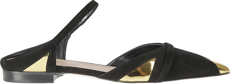 Malone Souliers Uma 10 Flats Black Dames