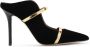 Malone Souliers Zwart Goud Velvet Maureen Schoenen Black Dames - Thumbnail 2