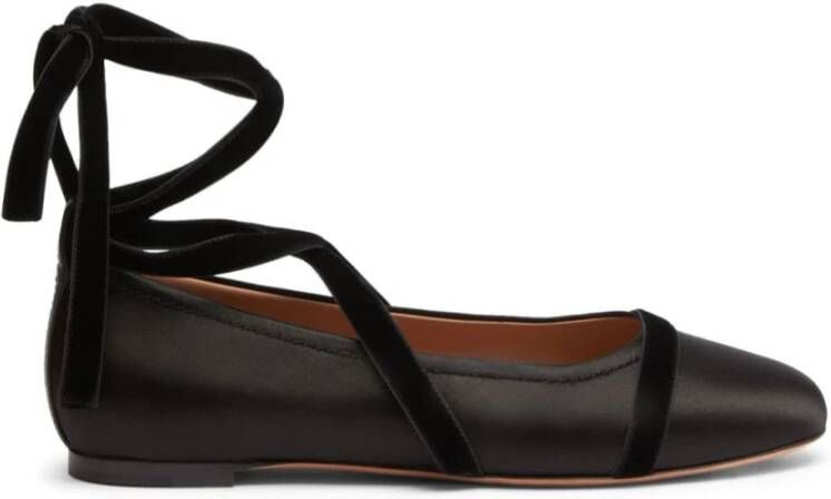 Malone Souliers Zwarte Ballerina Schoenen voor Vrouwen Black Dames