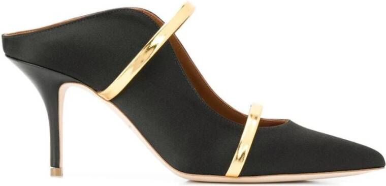 Malone Souliers Zwarte en goudkleurige Maureen Pumps Black Dames