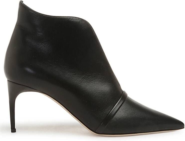 Malone Souliers Zwarte enkellaarzen voor vrouwen Black Dames