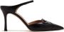 Malone Souliers Zwarte Leren Puntige Slip-On Hakken Black Dames - Thumbnail 1